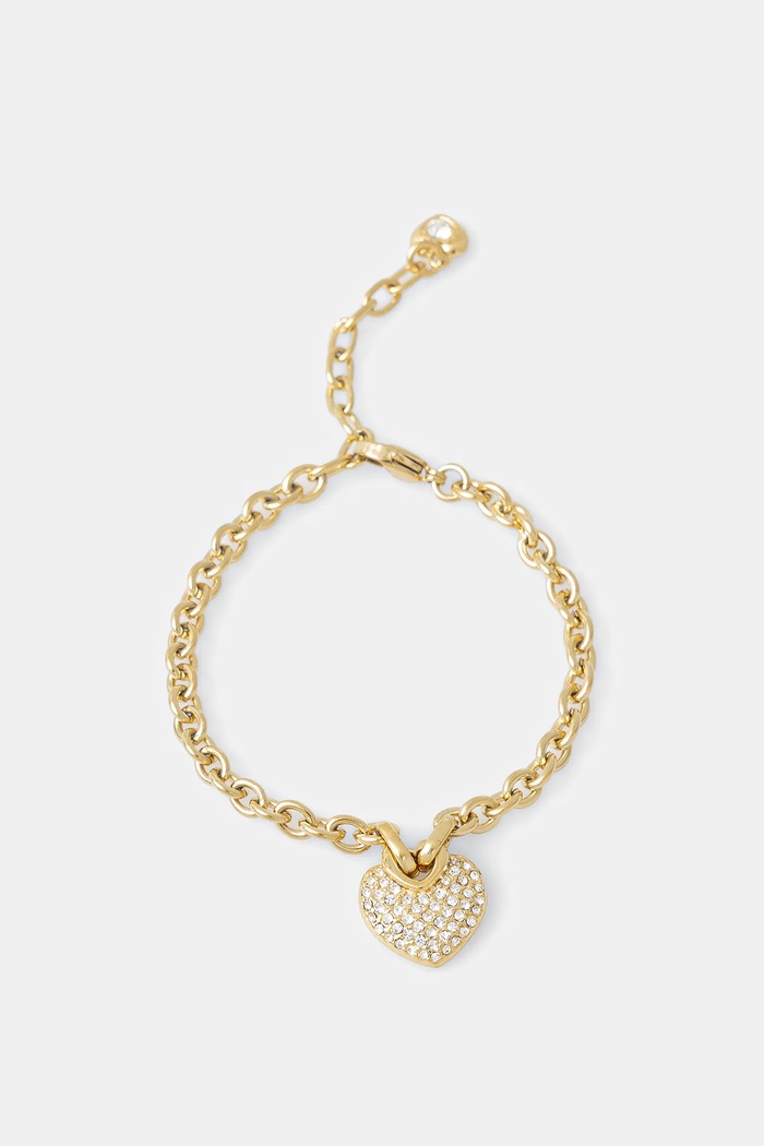 Βραχιόλι Guess CRAZY IN LOVE ζιρκόνια χρυσαφί JUBB05.214JW