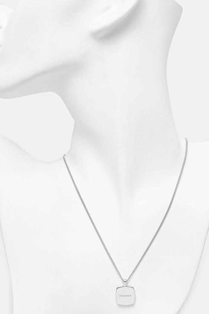 Аксессуары Серебряное колье Tom Wood Umi Pendant 101448 серебрянный