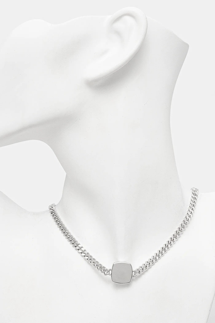 Kiegészítők Tom Wood ezüst nyaklánc Umi Necklace 101450 ezüst