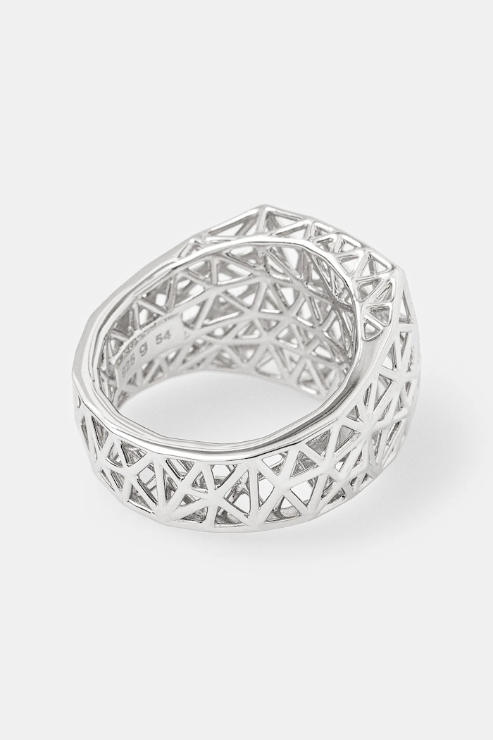 Stříbrný prsten Tom Wood Mesh Ring 101198 stříbrná SS25