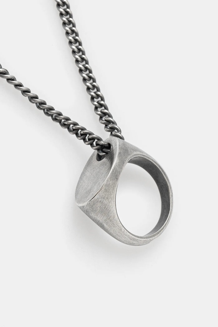 MM6 Maison Margiela Colier SM7UU0078.P7356.952 argintiu SS25