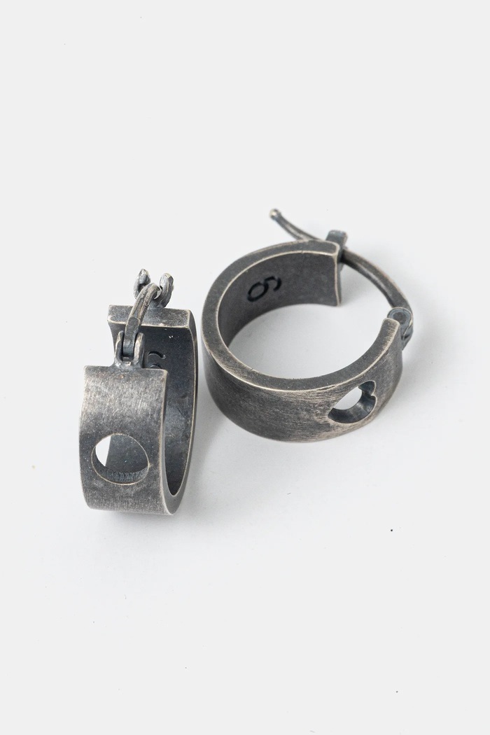 MM6 Maison Margiela cercei SM7VG0085.P7356.952 argintiu SS25