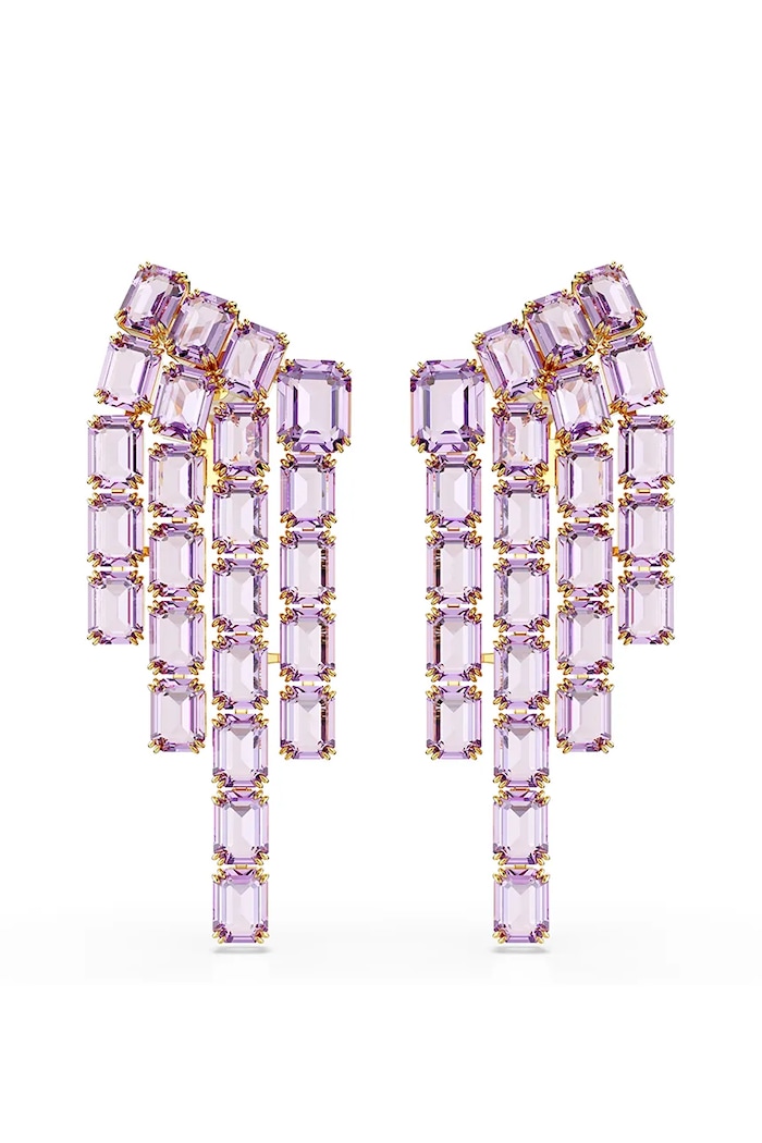 Swarovski clip on Cristal Swarovski violet 5720837