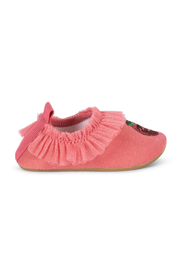 Konges Sløjd pantofi de apă pentru copii AMANDINE FRILL SWIM SHOES roz KS102709