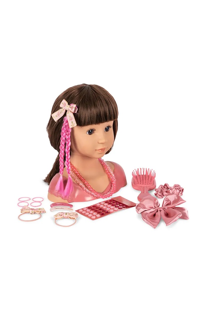 Konges Sløjd Kadeřnická sada Konges Sløjd STELLA STYLING DOLL růžová KS102765