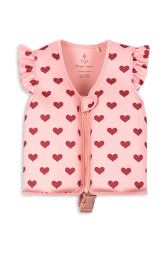 Konges Sløjd Dětská plavecká vesta Konges Sløjd AVERY SWIM VEST KS103230 růžová SS25