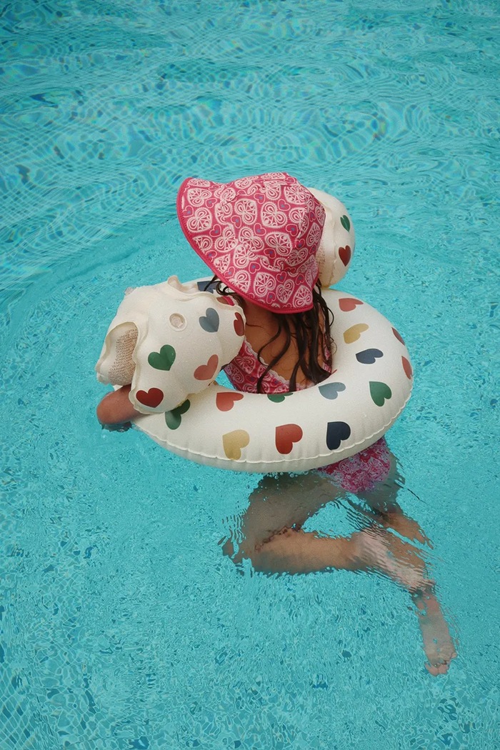 Brățări de înot pentru copii WATER WINGS SHELL Konges Sløjd bej KS103082