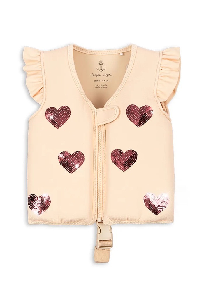 Konges Sløjd kamizelka do pływania dziecięca AVERY SWIM VEST beżowy KS103361
