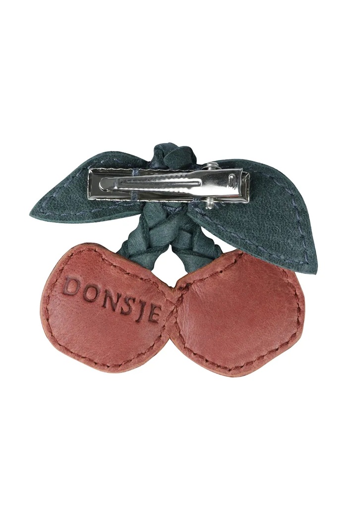 Deklice Otroška sponka za lase Donsje Nanoe Fruit Hairclip Cherry 6007014 rdeča