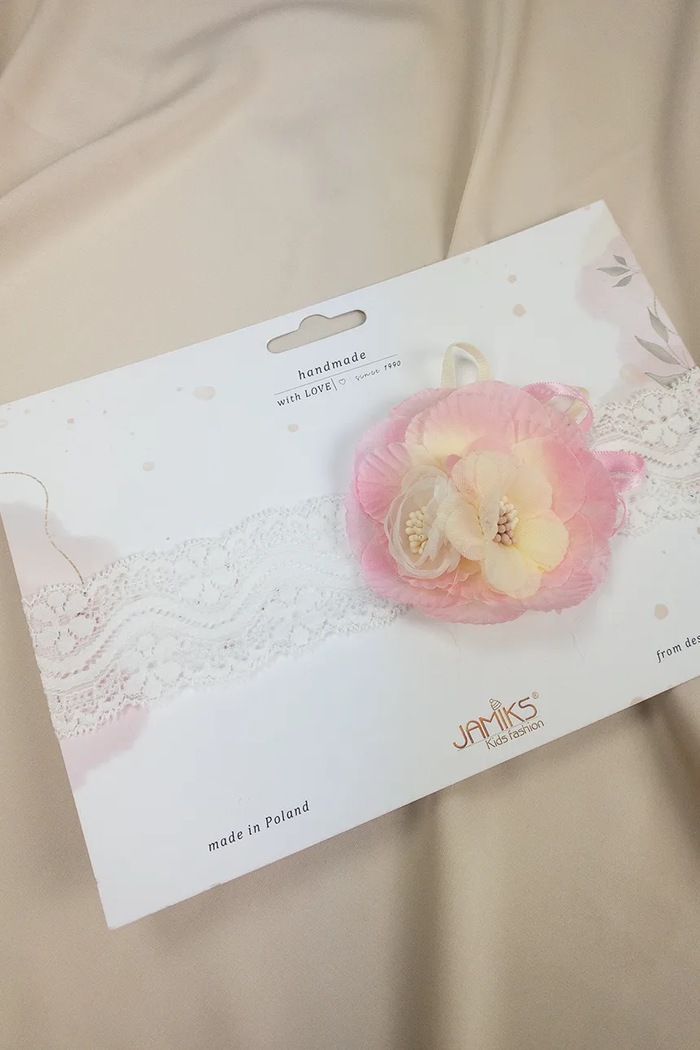 Dječja traka za kosu Jamiks PASSIONISTI PASSIONISTI.Op.JLH052.G roza SS25