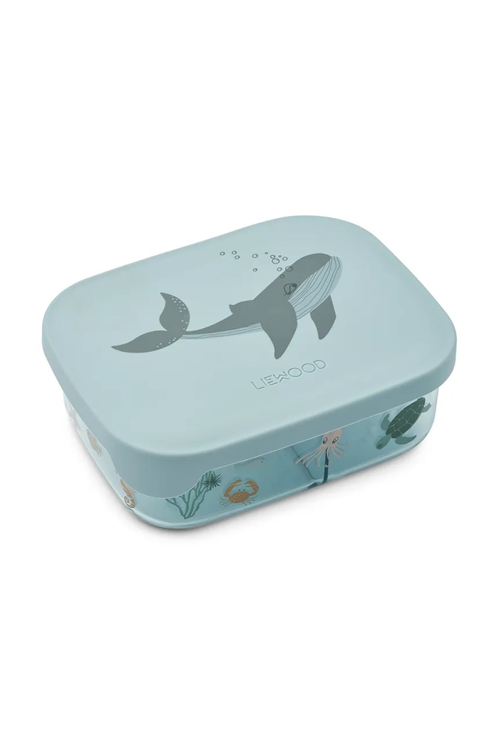 Liewood lunchbox dziecięcy Arthur Tritan Lunchbox niebieski LW19687