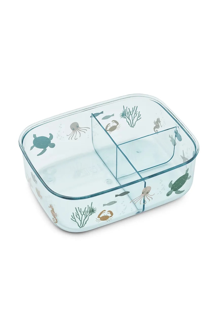 Liewood lunchbox dziecięcy Arthur Tritan Lunchbox LW19687 niebieski SS25