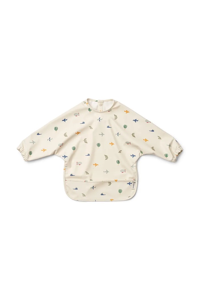 Liewood śliniak niemowlęcy Merle Printed Cape Bib Produkt niemowlęcy beżowy LW20010