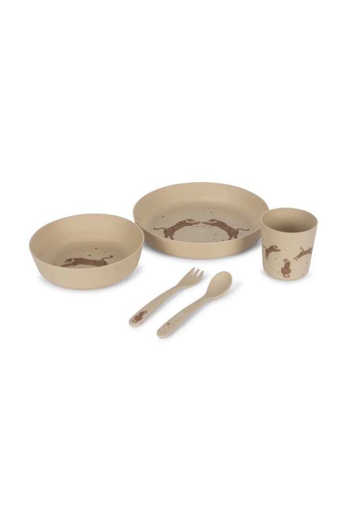 Konges Sløjd set de cină pentru copii PLA DINNER SET bej KS102334