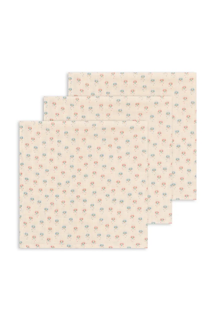 Konges Sløjd Scutec 3 PACK MUSLIN CLOTH GOTS 3-pack bej KS102361
