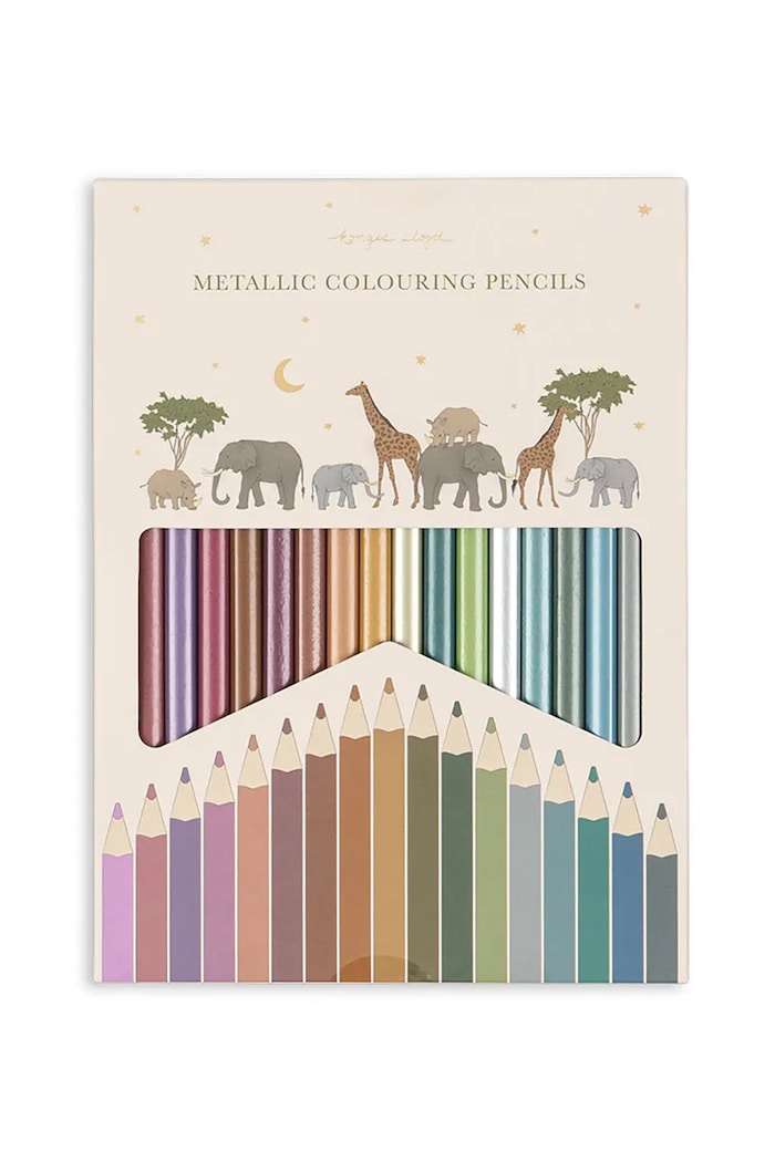 Barvice Konges Sløjd METALLIC COLORING PENCILS pisana KS102620