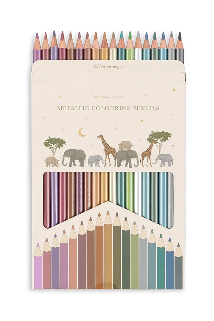 Barvice Konges Sløjd METALLIC COLORING PENCILS KS102620 pisana SS25