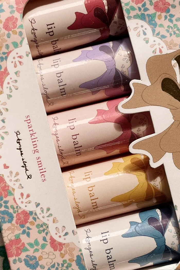 Sada balzámů na rty Konges Sløjd LIP BALM GLITTER 5 PCS 5-pack vícebarevná KS102864