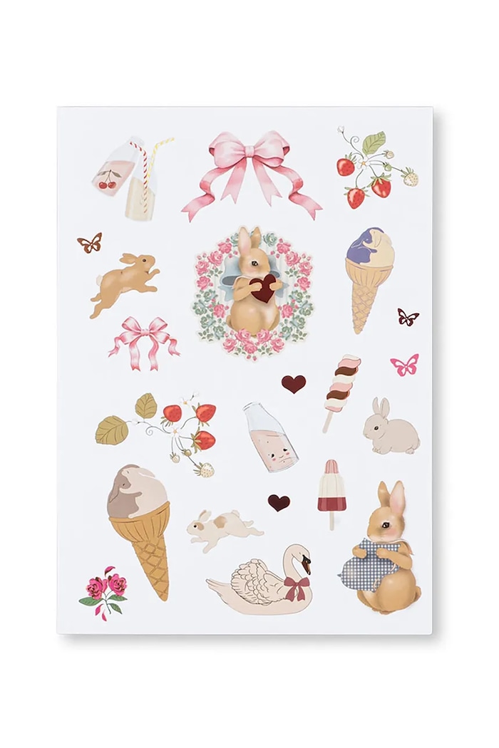 Мальчик Konges Sløjd Наклейки Konges Sløjd A STICKER A DAY KS102871 розовый