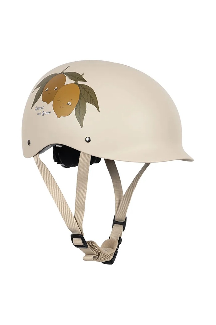 Konges Sløjd kask dziecięcy BICYCLE HELMET SWEET & SOUR beżowy KS102319