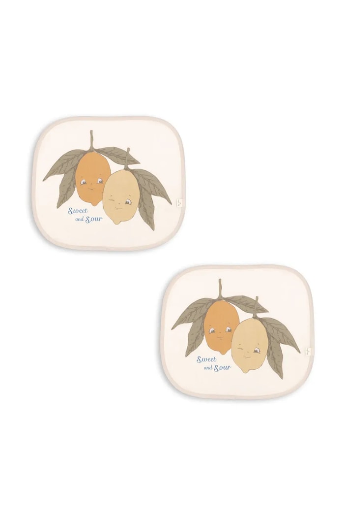 Konges Sløjd parasolare CAR SUNSHADE 2-pack bej KS102363