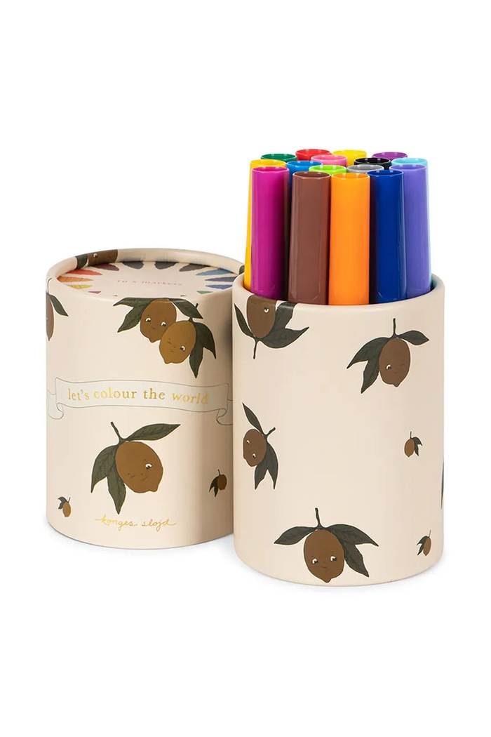 Sada fixů Konges Sløjd MY LITTLE MARKER SET FSC šedá KS103142