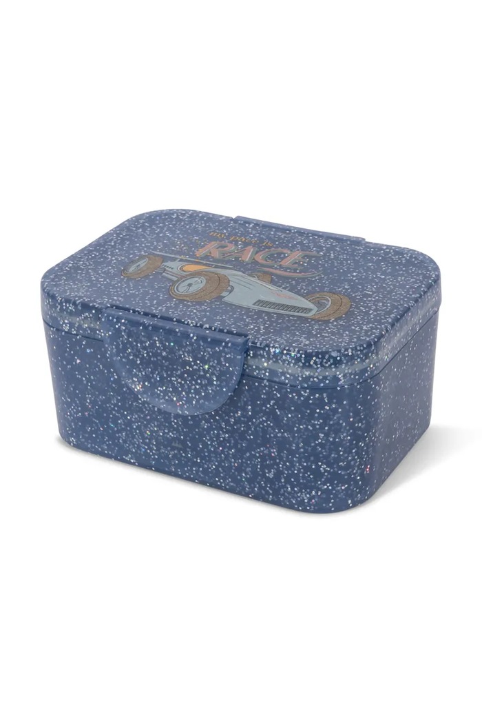 Detská nádoba na jedlo Konges Sløjd LUNCH BOX GLITTER tmavomodrá KS103054