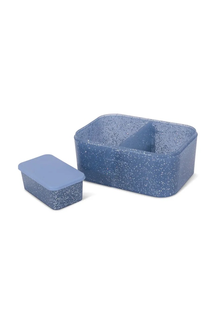 Detská nádoba na jedlo Konges Sløjd LUNCH BOX GLITTER KS103054 tmavomodrá SS25