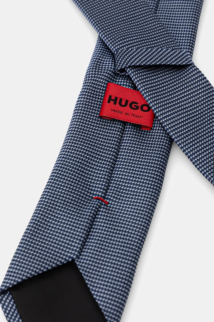 HUGO Cravata de matase 50535360 albastru SS25