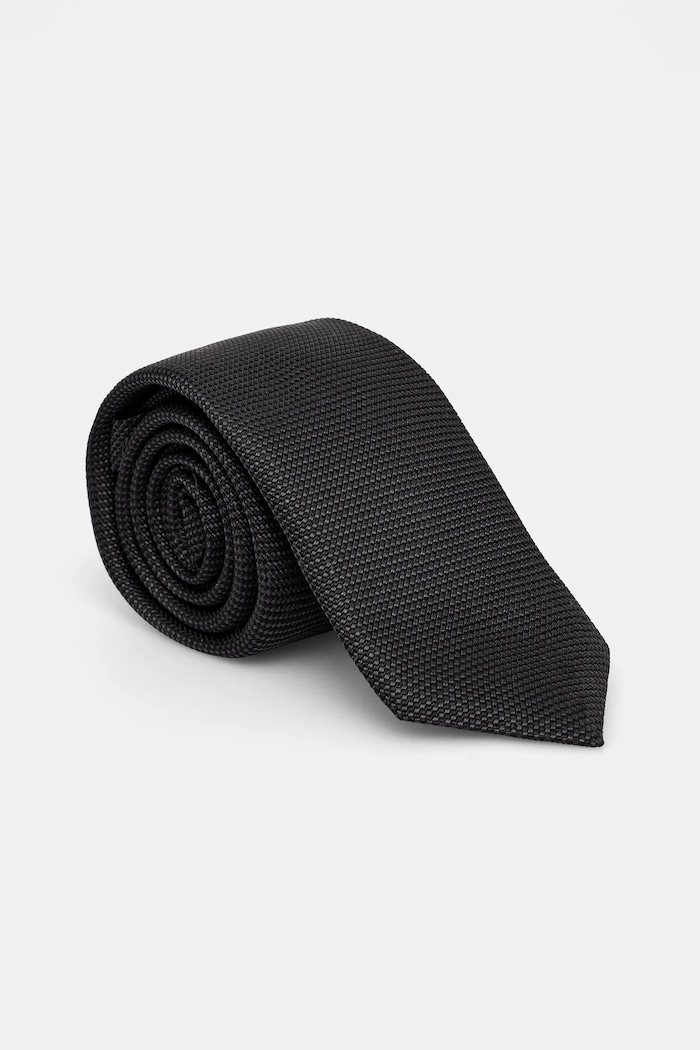 HUGO cravatta in seta nero 50535360
