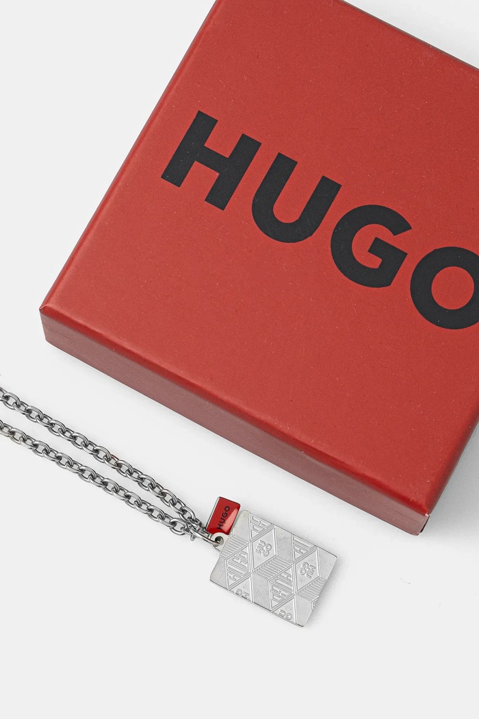 Accesorii HUGO colier 50536269 rosu