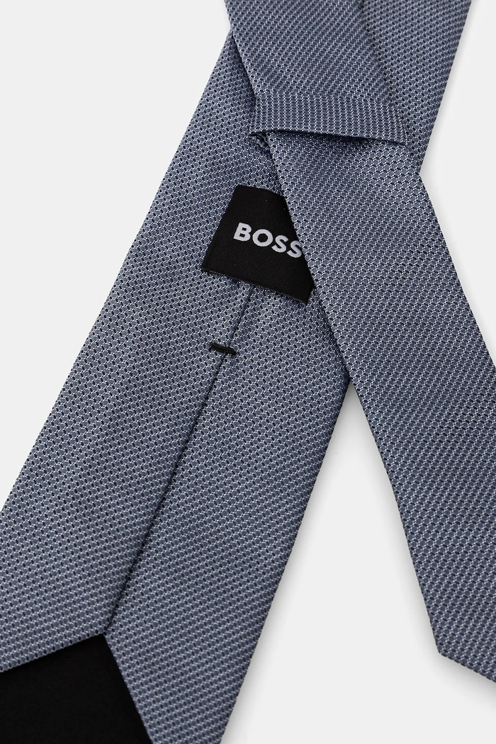 BOSS cravata de matase 50532061 albastru SS25