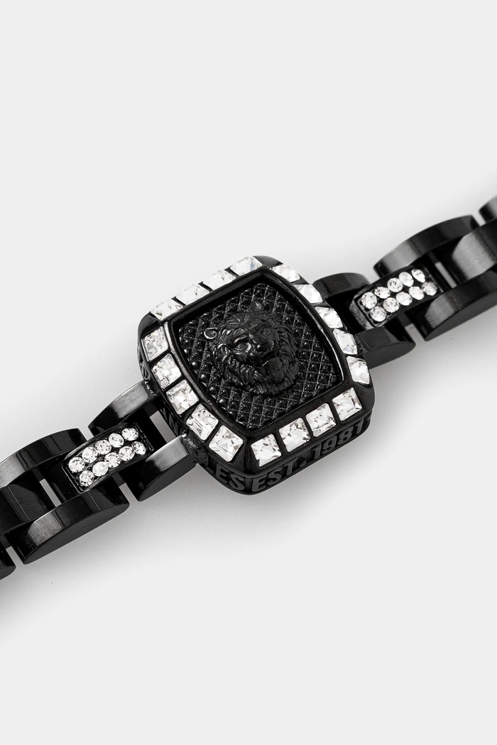 Náramek Guess LION KING JUMB05.003JW černá SS25