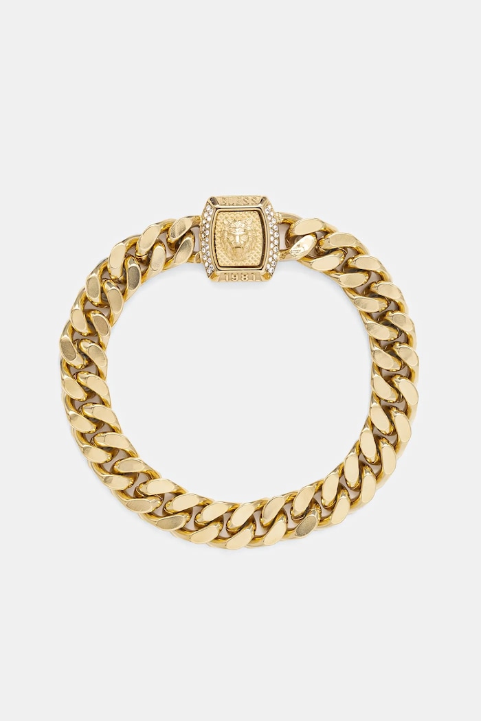 Guess Náramek Guess LION KING zlatá JUMB05.005JW