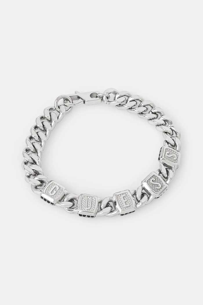 Náramek Guess LION KING stříbrná JUMB05.012JW