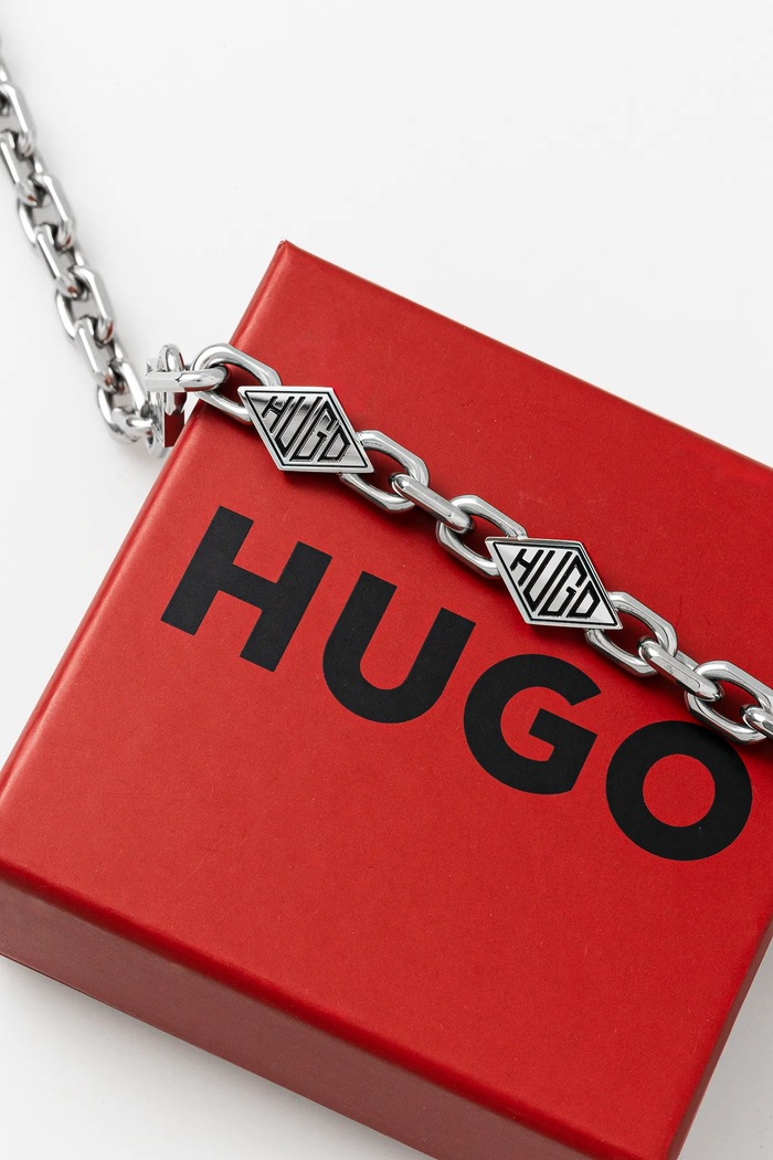 Accesorii HUGO colier 50538908 argintiu