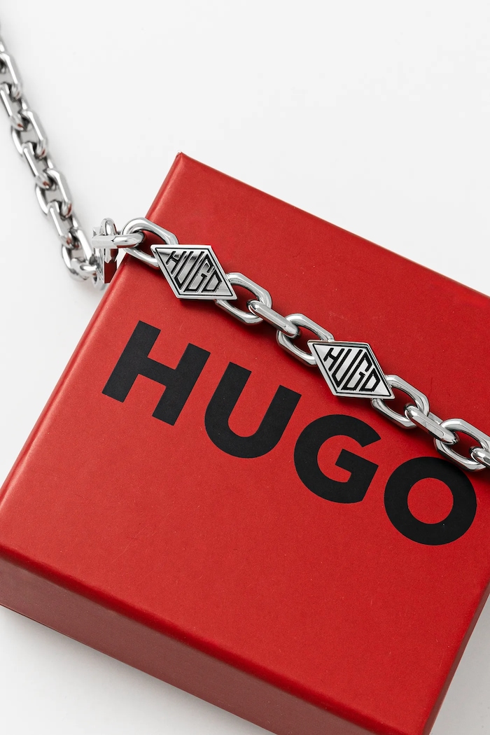 Accesorii HUGO colier 50538908 argintiu