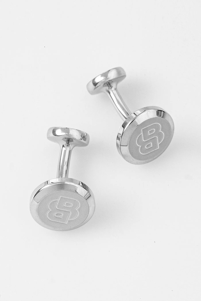 BOSS Butoni alb 50532324