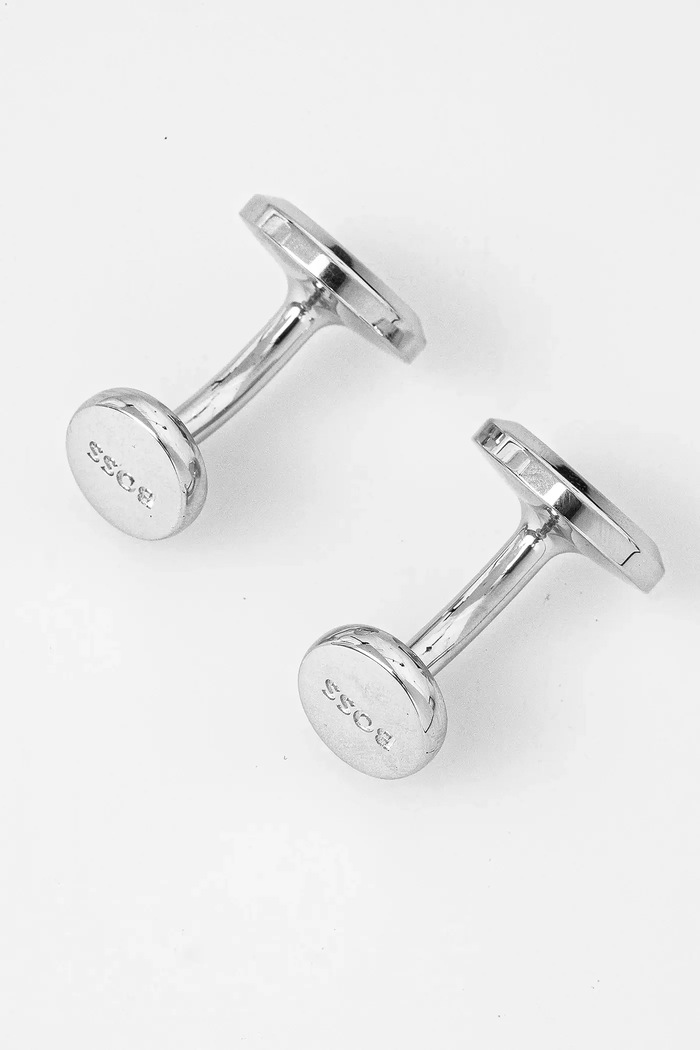 BOSS Butoni 50532324 alb SS25