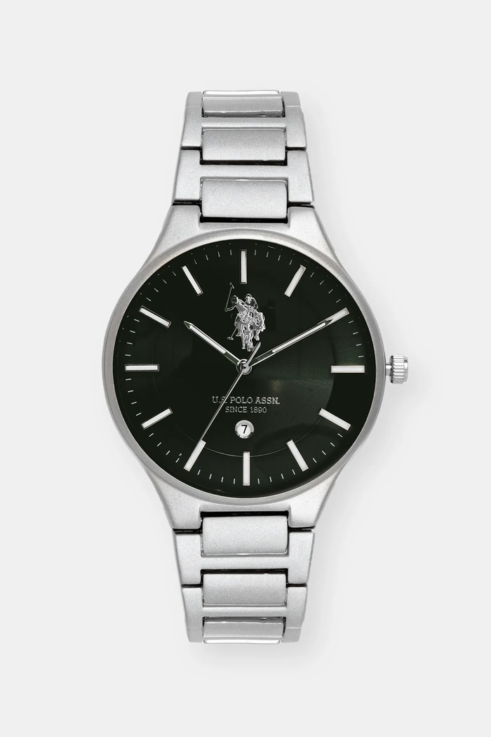 Годинник U.S. Polo Assn. JORDAN срібний USP7182GR