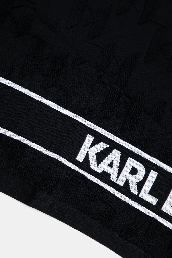 Doplnky Bavlnený uterák Karl Lagerfeld A1W43001 čierna