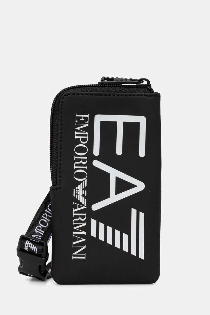 Obal na mobil EA7 Emporio Armani potlač čierna 3R910.245102