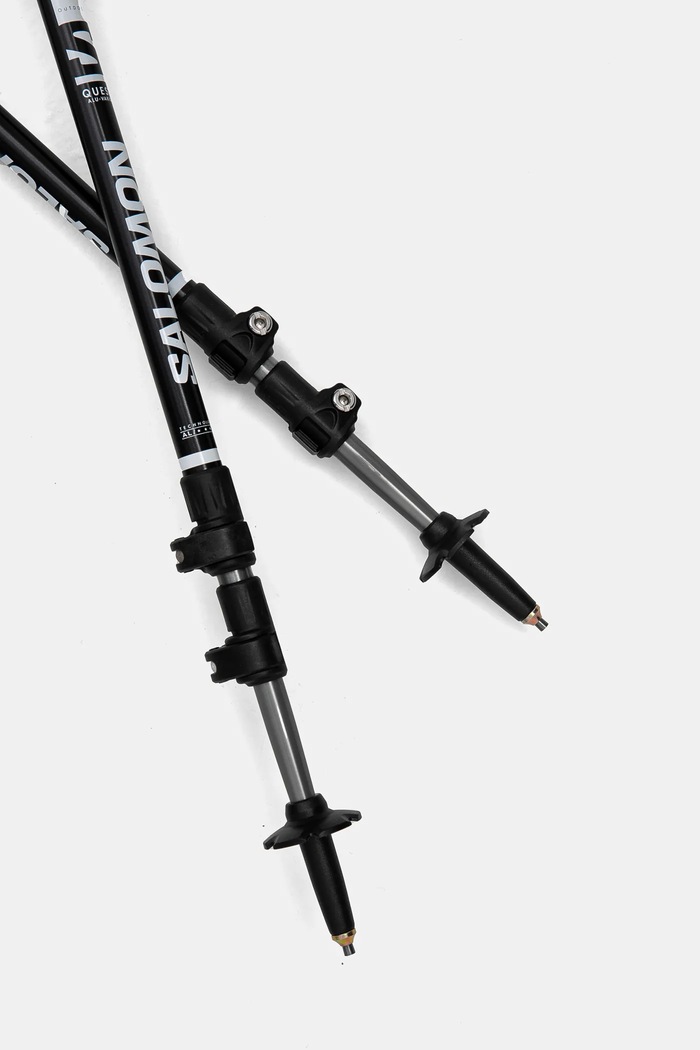 Accesorii Salomon bețe de trekking Quest Alu Vario L47073500 negru