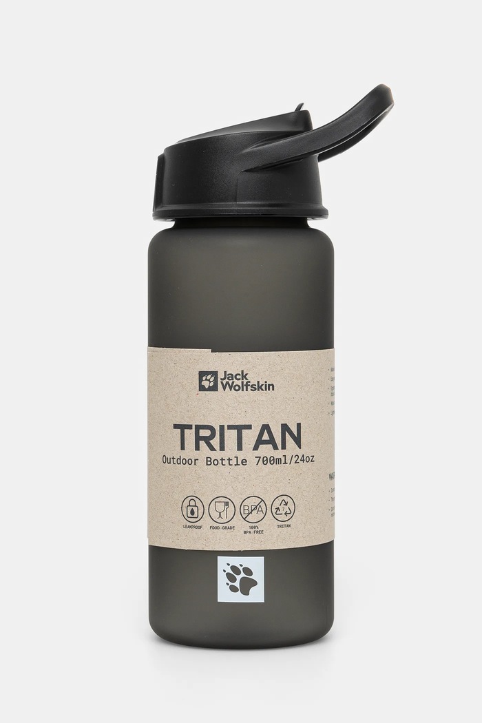 Jack Wolfskin butelka Saima Straw 700 ml czarny A64000