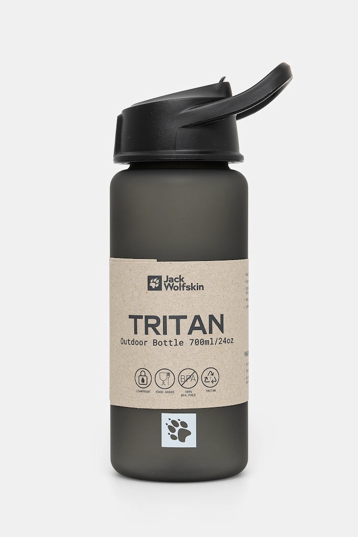 Jack Wolfskin butelka Saima Straw 700 ml czarny A64000