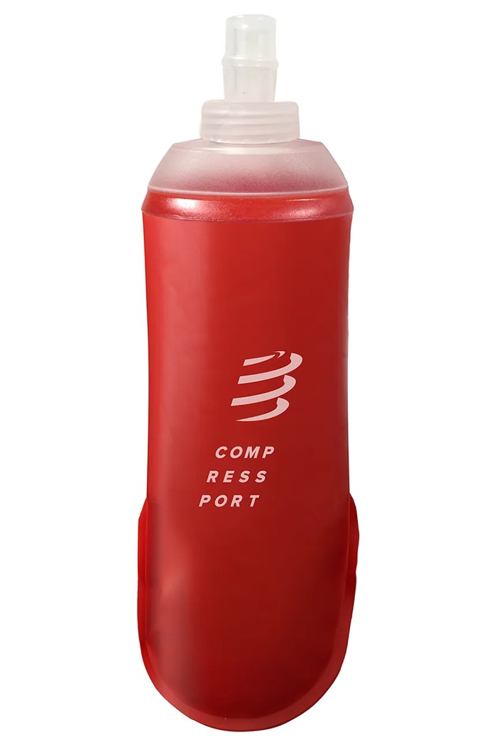 Compressport bidon apă Ergoflask 500ml rosu XBPU8233