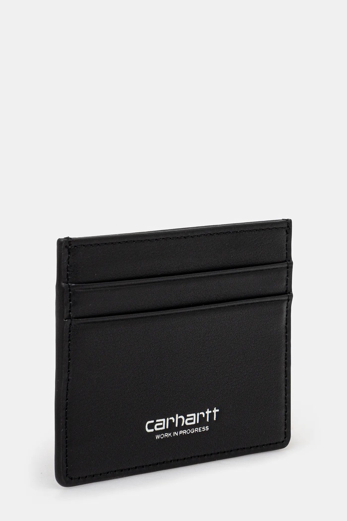 Δερμάτινη θήκη για κάρτες Carhartt WIP Vegas Cardholder I033109.0M4XX μαύρο SS25