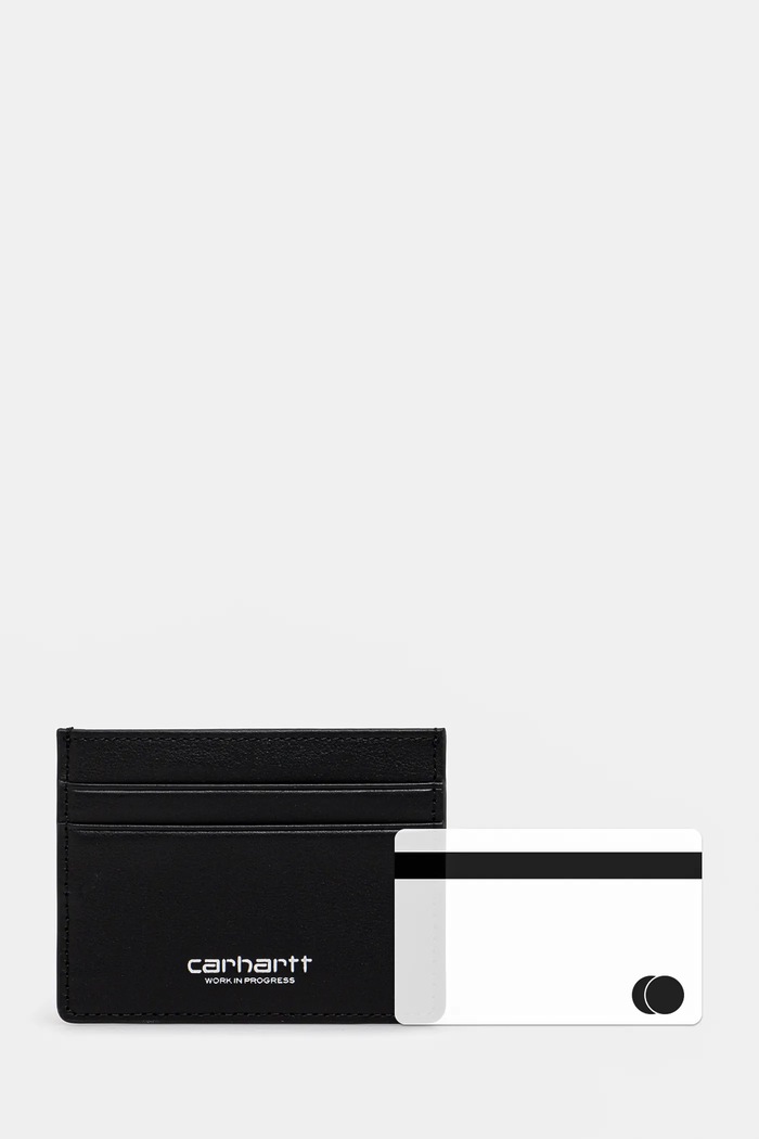 Δερμάτινη θήκη για κάρτες Carhartt WIP Vegas Cardholder μαύρο I033109.0M4XX