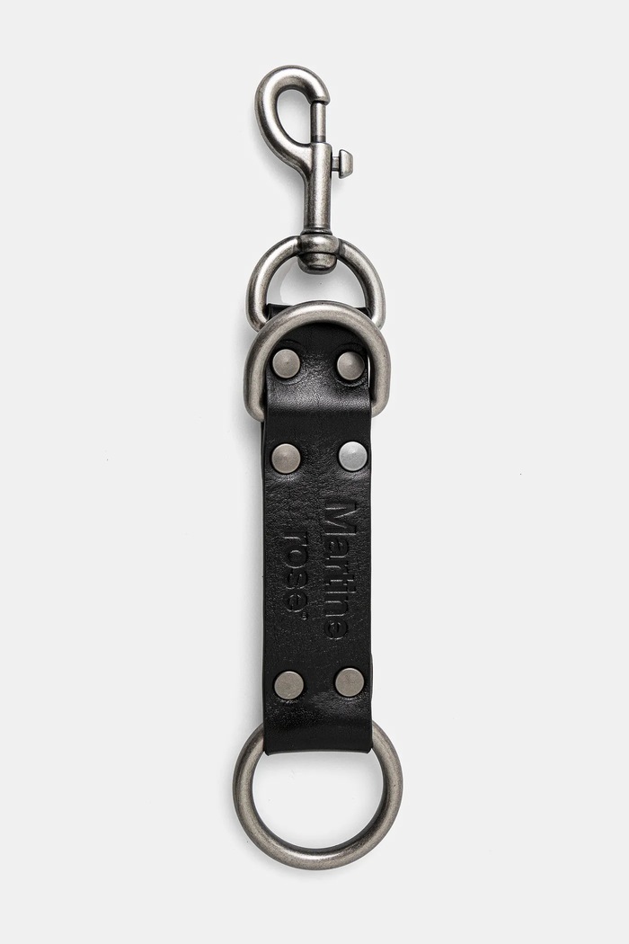 Δερμάτινο μπρελόκ Martine Rose Bondage Keychain μαύρο 1166LP10001