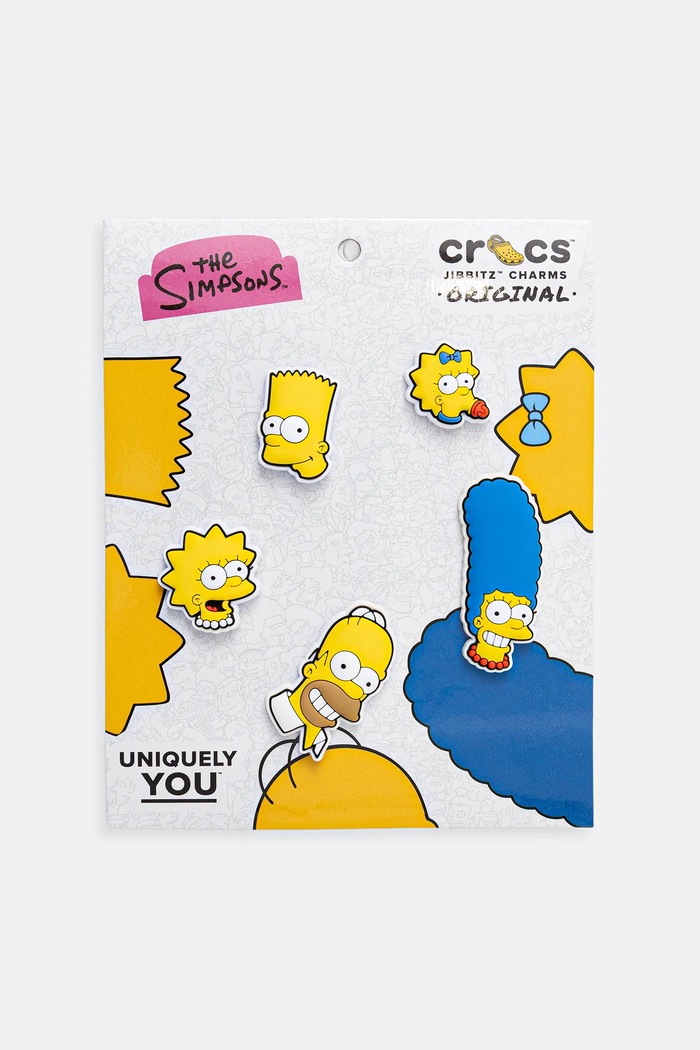 Připínačky na obuv Crocs The Simpsons 5-pack vícebarevná 10014880